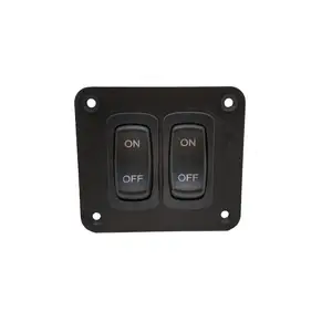 IP65 Impermeável ON OFF Switch Preto Mini interruptor balancim 3 pinos iluminado interruptor painel