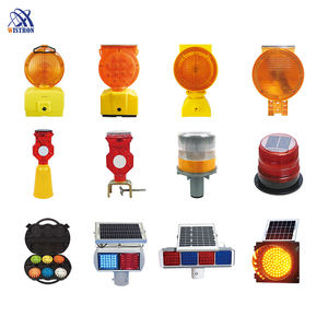 Luce di Segnalazione Solare LED Ambra Lampeggiante per Sicurezza Stradale, Luce di Avvertimento per Auto - Product Image 6