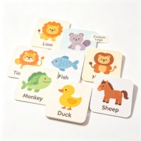 Cartes mémoire écologiques en papier pour enfants, jeux et apprentissage personnalisés pour enfants