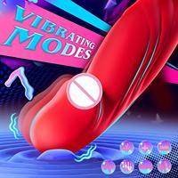 Vibrador de Punto G Recargable por USB Gelances para Mujeres, Vibrador de Clítoris con Succión y Lamido, Juguete de Placer Intenso