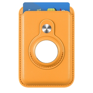 Porta tarjetas <span class=keywords><strong>AirTag</strong></span> para <span class=keywords><strong>iPhone</strong></span> 13 <span class=keywords><strong>12</strong></span> Pro Max Mini, funda trasera de cuero magnética segura para teléfono inteligente - Product Image 6