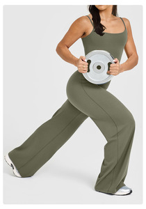 Ensemble de tenue de sport respirant Janya pour femmes, ensemble de vêtements de fitness, débardeur court extensible, leggings taille haute, ensemble de vêtements de sport deux pièces - Product Image 4