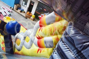 Castillo Inflable con Diseño Original Alien <span class=keywords><strong>Titanic</strong></span>, Combo Inflable con Toboganes, Inflables Comerciales para Exteriores - Product Image 6