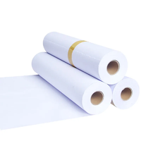 Rollo de papel Bond de ingeniería, papel trazador CAD de dibujo blanco azul