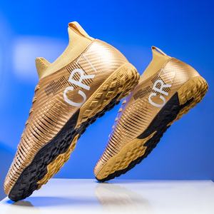 Nuevas Zapatillas <span class=keywords><strong>de</strong></span> Fútbol CR7 para Adultos, Unisex, X2502, Forro <span class=keywords><strong>de</strong></span> Malla, Bajas, Suela <span class=keywords><strong>de</strong></span> Goma con Tacos Largos AG, para Estudiantes y <span class=keywords><strong>Parejas</strong></span> - Product Image 2