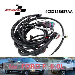 Arnés de cableado del motor Ford 4C3Z12B637AA de 12V con aislamiento de PVC para kits de modificación de la serie F de 6.0L - Product Image 5