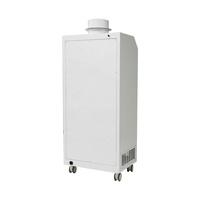 Purificateur d'air mobile intelligent de taille moyenne 220V à pression négative avec télécommande, filtre HEPA H13 et ioniseur pour isolation de pièce