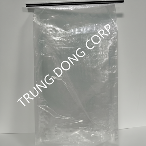 ถุงผ้าทอ PP โพลีเมอร์ลามิเนตจากเวียดนามพร้อมฟิล์มใสอุปกรณ์เสริมและเย็บเปิดง่ายสำหรับการจัดเก็บ5กก. ถึง50กก. - Product Image 1