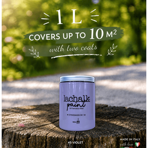 45 VIOLET 5lt LaChalk the evolution of <b>chalk</b> paint Where <b>chalk</b> meets resin: Hybrid <b>Chalk</b> Resin Paint made in Italy - Product Image 3