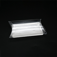 Boîte pliante transparente personnalisée en PVC de qualité alimentaire pour animaux de compagnie Boîte d'emballage cadeau pour pâtisserie cookie ccandy