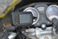Dashcam de moto 1080P double objectif étanche pour enregistreur vidéo de caméra de vélo avec caméra d'action de tension 12V