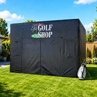 Tente de simulateur de golf gonflable portable sur mesure, grande envergure, en PVC, pour usage intérieur et extérieur