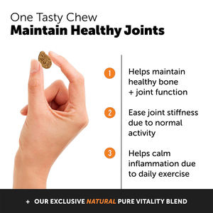 El suplemento OEM de cadera y articulaciones mejora la movilidad mastica la cadera y las articulaciones del perro con glucosamina, condroitina + aceite de pescado - Product Image 3