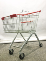 Chariot de courses pliable en acier robuste DIKA DK-E-180L Jiangsu avec roues en PU de 5 pouces, protection contre la corrosion par galvanisation, utilisation en intérieur