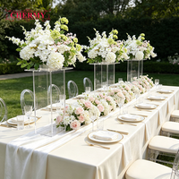Centres de table artificiels rose et orange Dalian Chermy, grands vases pour arrangements floraux pour la décoration de mariage et de fête