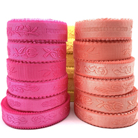 Sangles jacquard en nylon pour femmes, antidérapantes, bretelles d'épaule, sous-vêtements élastiques, vente en gros, d'usine,