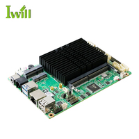 Nueva placa base Mini ITX PC Intel Jasper Lake N5095 Quad Core DDR4 Single SATA Dual Storage LVDS Display Fanless Industrial
