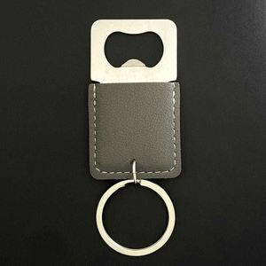 <b>Personalized</b> Groomsmen Gift Party Favors Portable Stainless Steel Laser Engraved Leatherette Leather <b>Keychain</b> Bottle Opener - Product Image 5