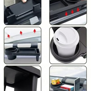 Car Door <b>Hanging</b> Storage Box Rectangle Black 1-3L Hook Type For Storage And Organization - Product Image 2