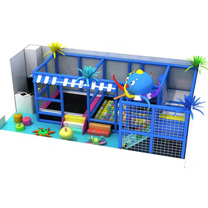 Custom Design Ocean Themed Indoor Playground, Soft Play Park <b>Combined</b> with Trampoline Zone for Family Entertainment Center - Product Image 2