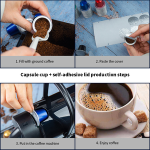 Cápsulas <span class=keywords><strong>de</strong></span> <span class=keywords><strong>Café</strong></span> Vacías con Tapa <span class=keywords><strong>de</strong></span> Aluminio, Buen Precio, 5g 15ml - Product Image 4