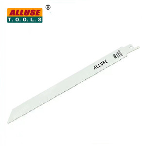 Lames <span class=keywords><strong>de</strong></span> <span class=keywords><strong>scie</strong></span> sabre bimétalliques <span class=keywords><strong>de</strong></span> qualité DIY S1122VF pour la coupe du bois et des métaux mous, 204 mm, 10-15 TPI, <span class=keywords><strong>support</strong></span> personnalisé OEM - Product Image 2