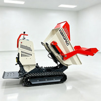 Mini-dumper sur chenilles VIBROPAC 500 kg, auto-chargeur, compact, transporteur sur chenilles, camion-benne, chargeuse compacte sur pneus