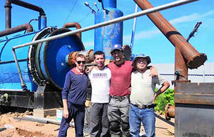 LanNing Pabrik Harga 10T Pabrik Pirolisis Daur Ulang Ban Limbah - Product Image 6