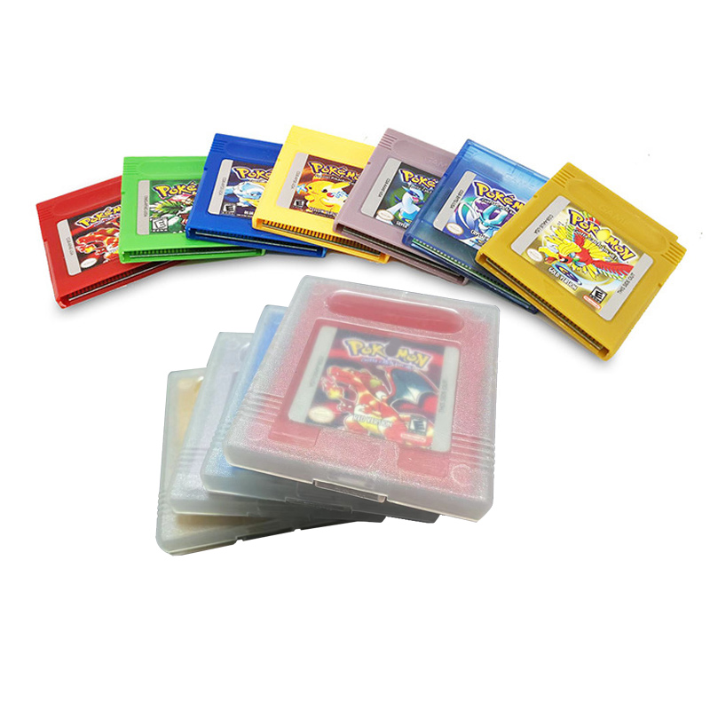 Vente en gros de haute qualité Jeu Garçons Couleurs Pokmon Cartes à collectionner Cartouche de jeu Carte mémoire GBC