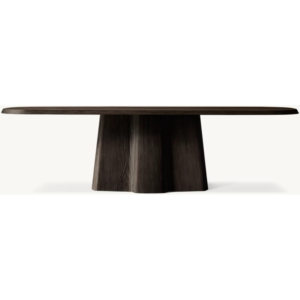 Mesa de Comedor Rectangular de Roble Estilo Retro Americano, Mesa Extra Larga Estilo Kyoto para Villa, <span class=keywords><strong>Restaurante</strong></span> y Conferencias - Product Image 3