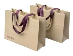 Logo nakliye giyim ayakkabı kağıt torba giysi ayakkabı kozmetik hediye parfüm ve bakkal tedarikçiler için kağıt alışveriş torbası