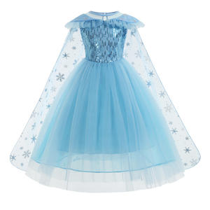 Costume de film fantaisie bleu carnaval vêtements noël habiller dessin animé Costume paillettes <span class=keywords><strong>Elsa</strong></span> robe <span class=keywords><strong>reine</strong></span> <span class=keywords><strong>des</strong></span> <span class=keywords><strong>neiges</strong></span> robe - Product Image 5