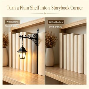 Lámpara decorativa para biblioteca, luz Led para estantería, Mini luz nocturna colgante con pantalla de plástico blanca para lectores, rincón de lectura - Product Image 5