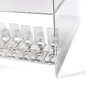 <span class=keywords><strong>Hookei</strong></span> thiết kế mới Countertop hiển thị trường hợp với Acrylic Pusher Divider cho son môi hiển thị - Product Image 2