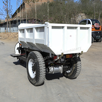 Mini volquete de rueda eléctrica con volquete de motor de núcleo para túnel de minería y máquina de eficiencia de volquete de construcción