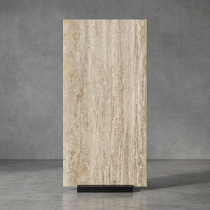 กระเบื้องปูพื้นพอร์ซเลนขัดเงาสีเบจ Voyega Travertine ขนาด 800x1600 มม. ขายส่ง - Product Image 2