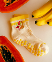 Chaussettes de yoga et de pilates pour femmes POPSOX, respirantes, imprimées numériquement, antidérapantes, à compression, en nylon, élasthanne et coton tricoté