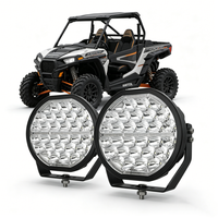 Phare LED longue portée 9 pouces 150W 12000LM à faisceau spot bicolore DRL IP68 9-32V pour 4x4, tout-terrain, camion, SUV, VTT, UTV