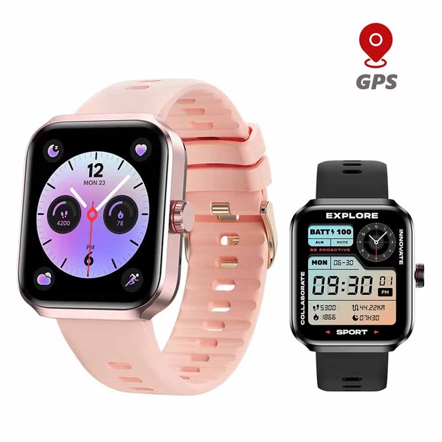 New Smart Watch NX22 Support IP68 Waterproof, 1.78inch Square AMOLED Screen GPS Training Outdoor Watch with  IP68 Waterproof