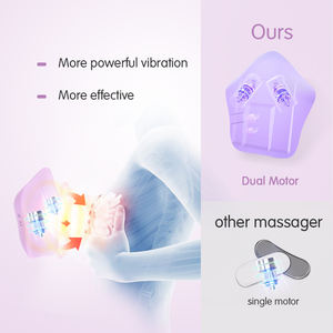 Fabrika özel tıbbi sınıf sıvı silikon elektrikli isıtma isınma meme bakımı 2 1 emzirme için masaj - Product Image 6