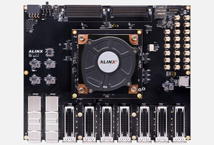 Plateforme de développement FPGA ALINX AXVU13G QSFP-DD QSFP28 FMC Plus RCA Output Interface haute vitesse pour l'enseignement et la formation - Product Image 3