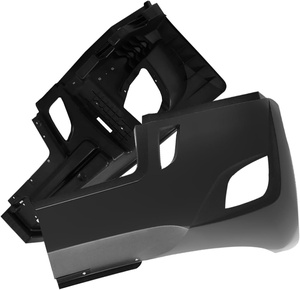 Pare-chocs avant Cascadia côté conducteur extérieur avec trou (2018-2024) - Accessoire de carrosserie de camion - Product Image 5