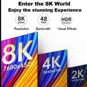 Fabricante para HDMI 2,1 25M 8K 60Hz AOC Cable <span class=keywords><strong>de</strong></span> <span class=keywords><strong>fibra</strong></span> óptica con aleación <span class=keywords><strong>de</strong></span> zinc Armor Jacket Cable HDMI para proyector - Product Image 3