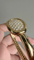 Bracelet de bain en or massif 18 carats style Dua Lipa, serti de diamants, forme ovale, esthétique Old Money, haute joaillerie, vente aux enchères