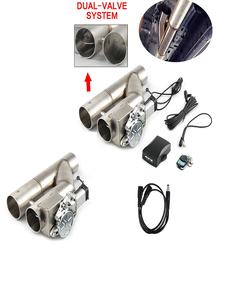 Kit de silencieux d'échappement électrique universel 2.5 ''3" à double soupape avec télécommande sans fil 2 pièces - Product Image 4