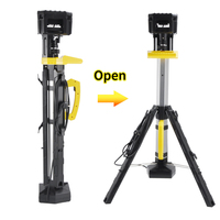 Lampe de travail LED rechargeable portable SUPER High Lumen Lampe de travail LED rechargeable avec trépied Lampe de travail avec support