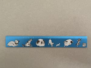 Ultra-High Precision Cat Lover Pattern Straight Multi-Tool 150mm Architect <b>Scale</b> <b>Ruler</b> - Product Image 4