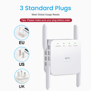 Repetidor WiFi de 5 GHz, Extensor Inalámbrico de 1200 Mbps, Amplificador Wi-Fi 5, 802.11 AX, Amplificador de Señal de Largo Alcance, Repetidor WiFi de 2.4G - Product Image 6