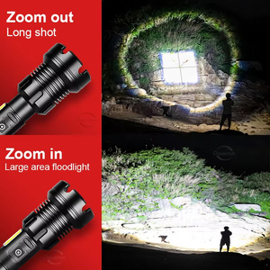 Linterna LED <span class=keywords><strong>XHP90</strong></span>+COB, la linterna LED más potente, lámpara recargable 2_26650, linterna ultrapotente, linterna táctica, antorcha para acampar - Product Image 5