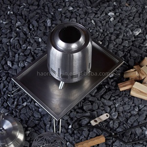 Xách tay <span class=keywords><strong>mini</strong></span> trong nhà ngoài trời lửa trại nướng không khói thép không gỉ gỗ đốt lửa <span class=keywords><strong>Pit</strong></span> bếp bảng Top Rocket bếp - Product Image 4